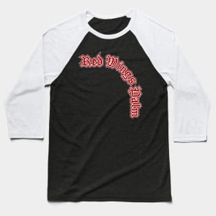 Red Wings palm Baseball T-Shirt